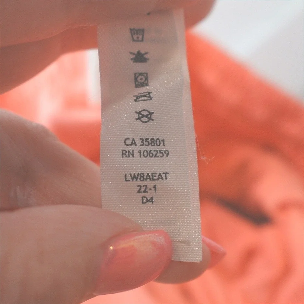 Lululemon Hotty Hot High-Rise Skirt size 6 Long Lined Orange‎ No. LW8AEAT